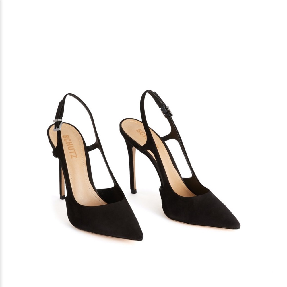 Nude sling back pumps - Picture 1 of 8